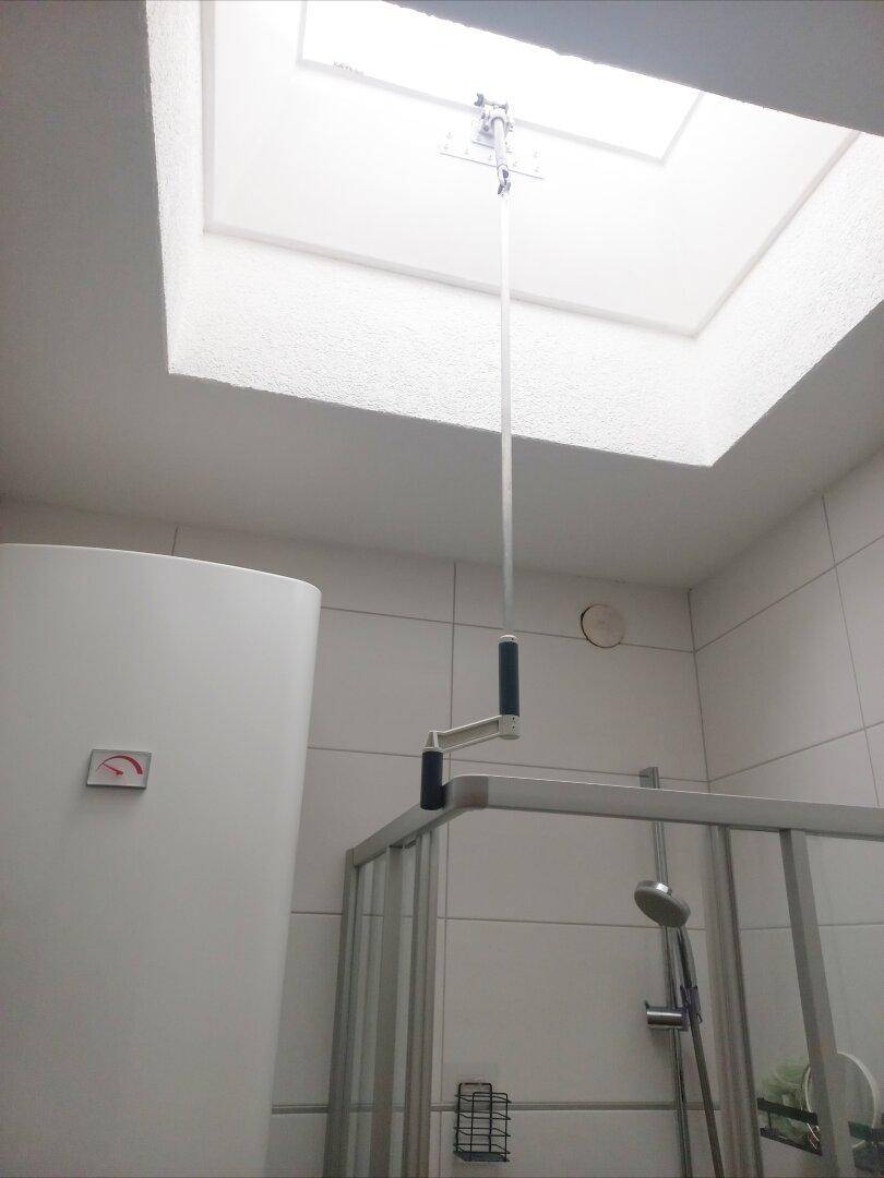 Dachfenster im Badezimmer