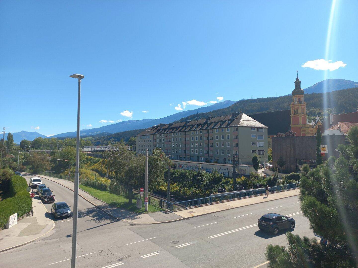 Ausblick vom Südbalkon Richtung Osten