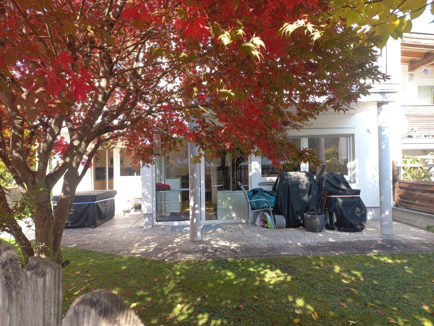 Blick auf die Terrasse Süd