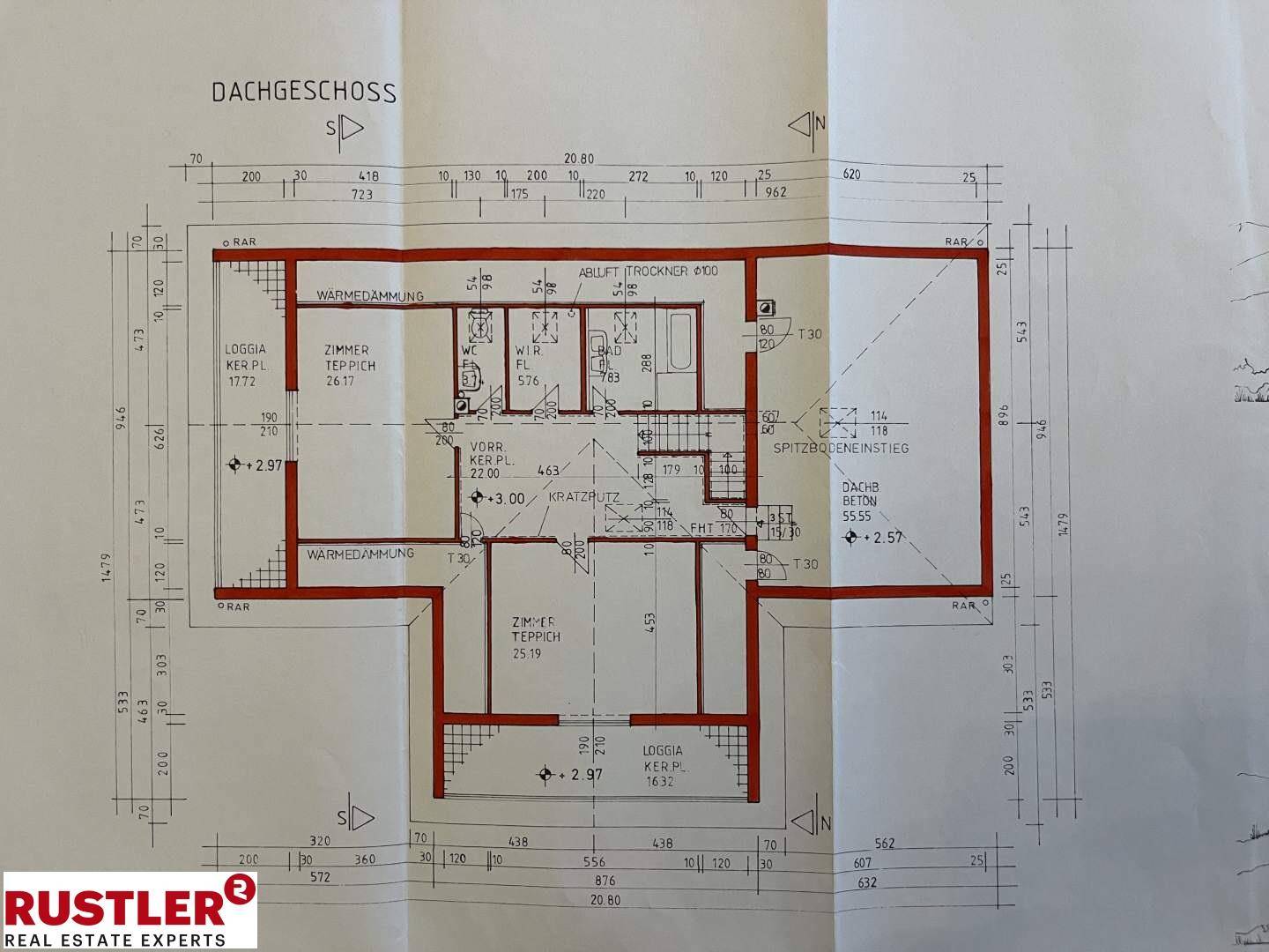 Grundriss Obergescho