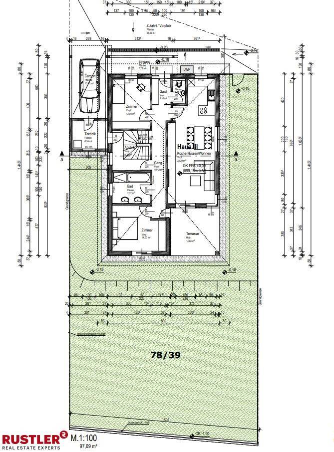 Grundriss EG Haus 3