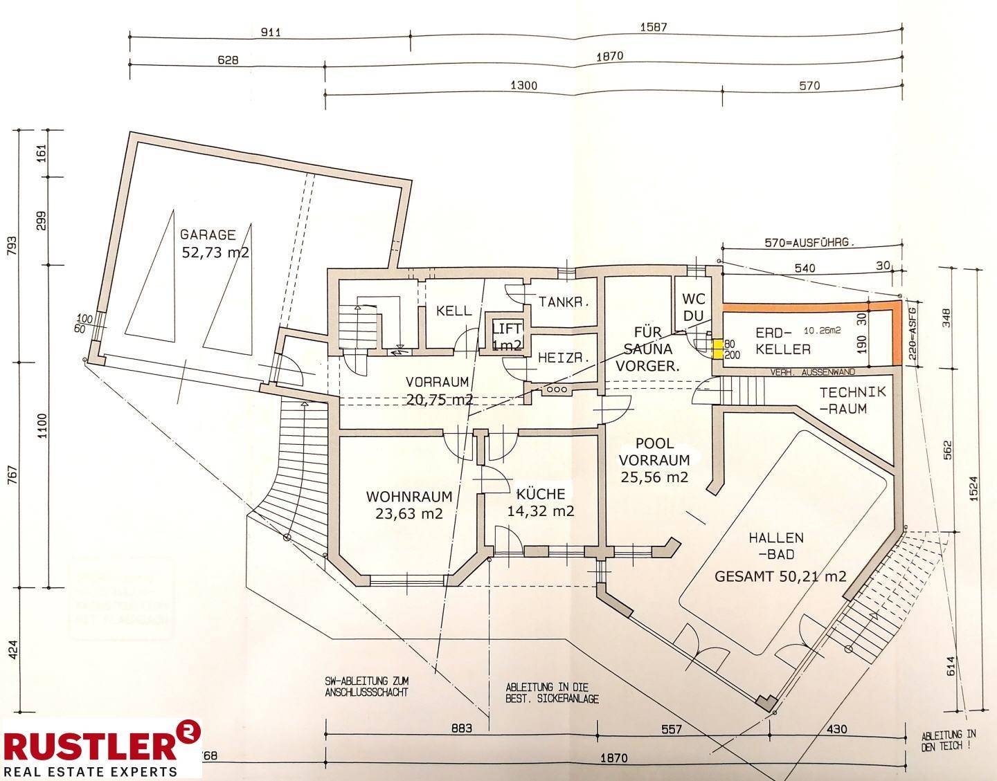 Plan Kellergeschoss