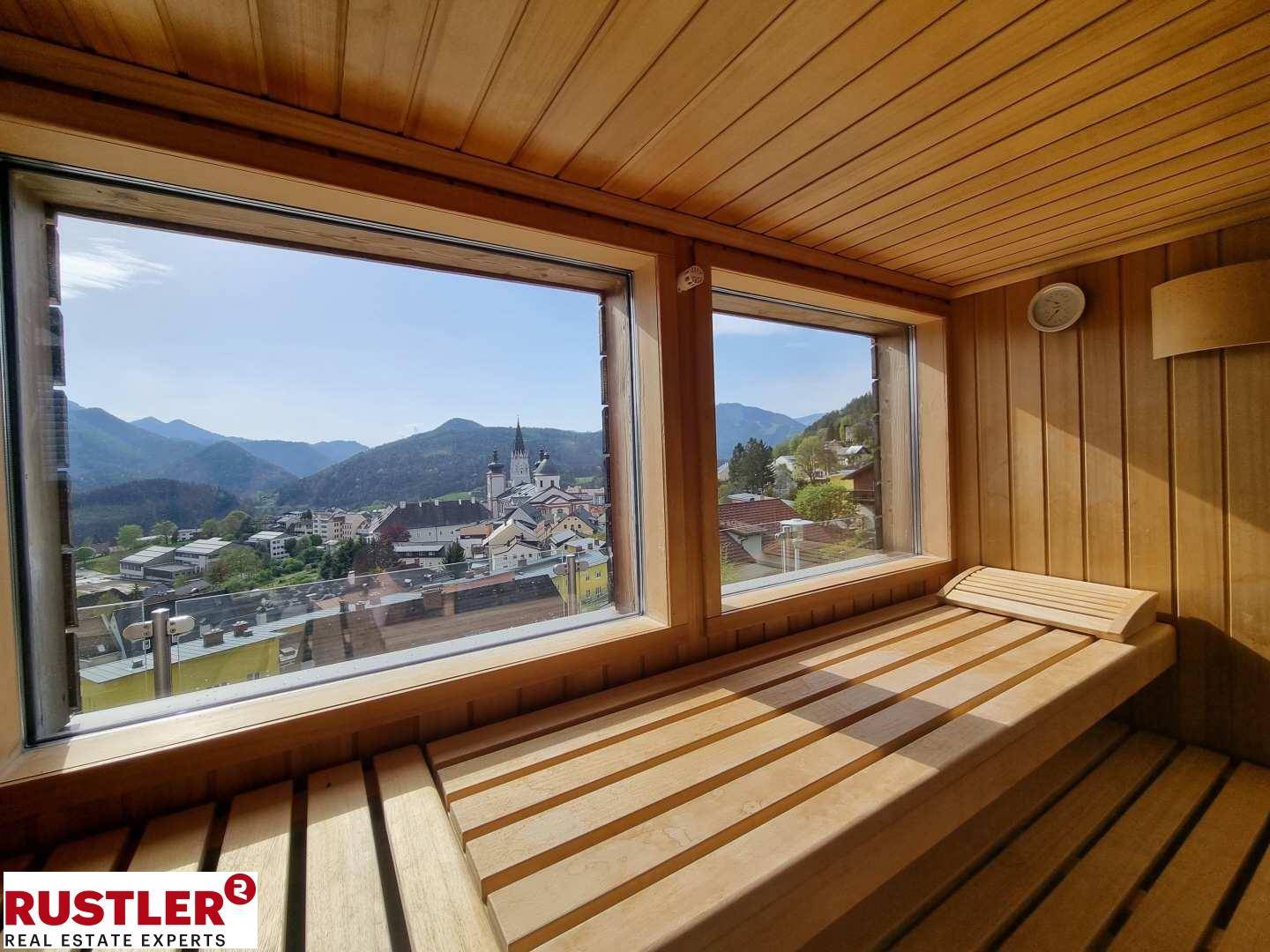 Sauna mit Blick Basi