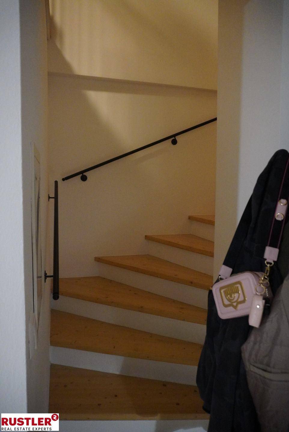 Stiege in der Wohnun