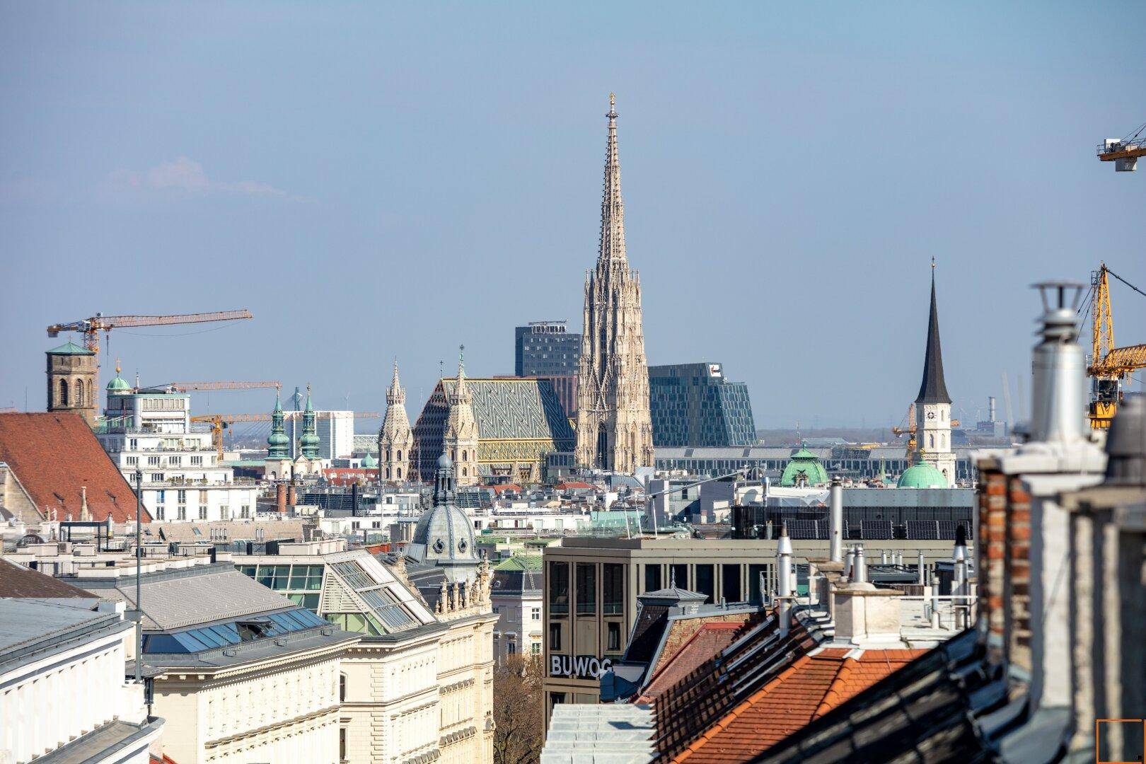 Terrasse mit Stephansdomblick