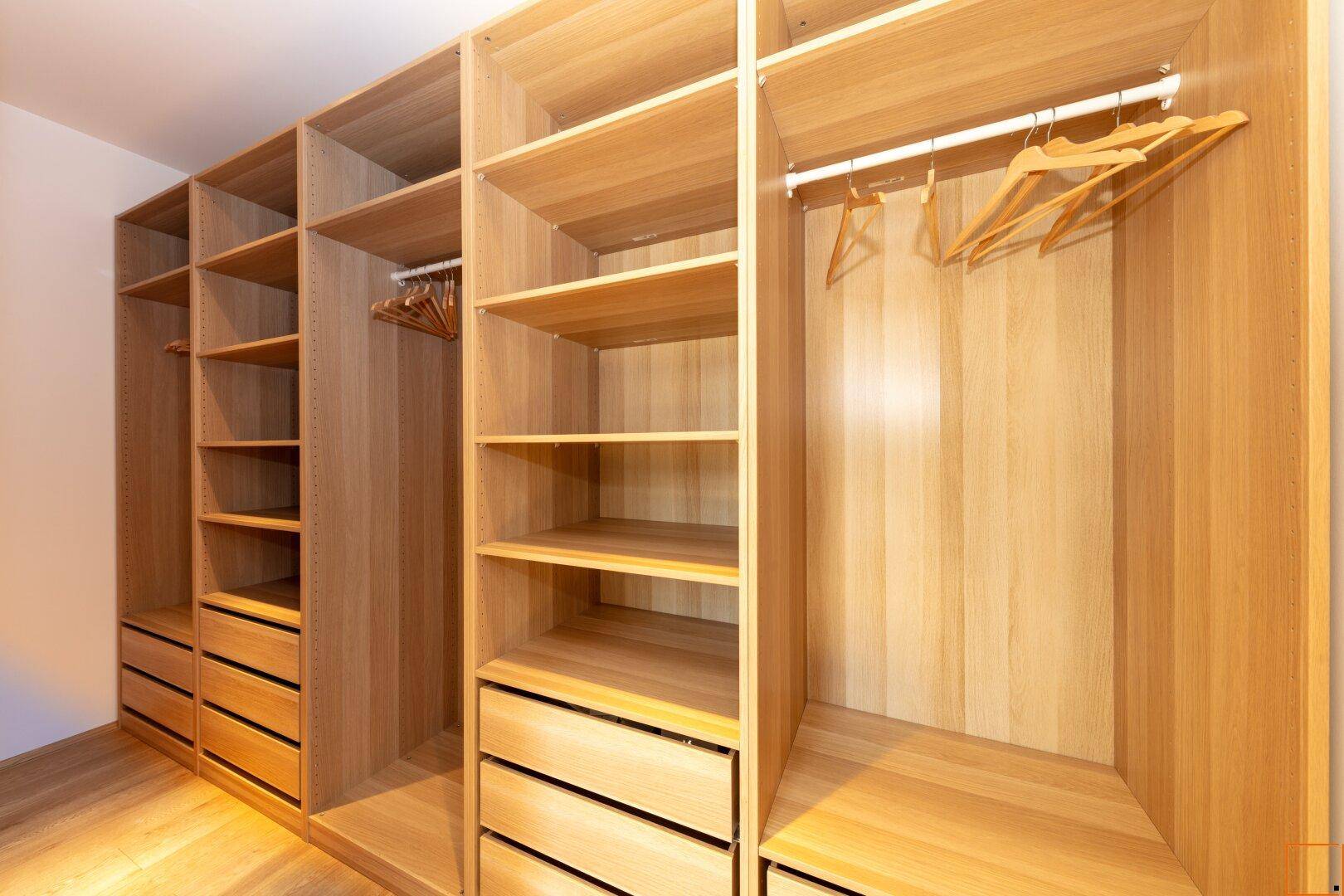 begehbare Garderobe