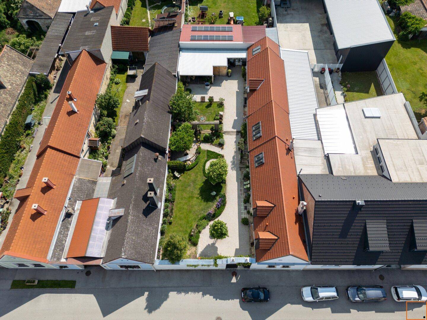 Streckhof von oben