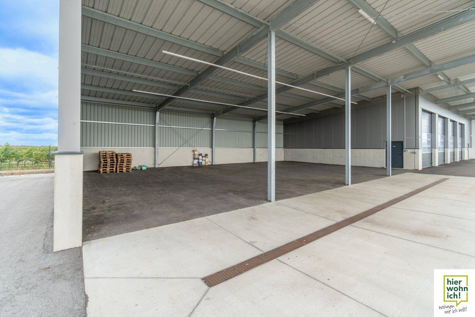 Überdachter Stellplatz für LKW, Wohnwagen, Auto, Boot, Oldtimer etc. - Ansicht 5
