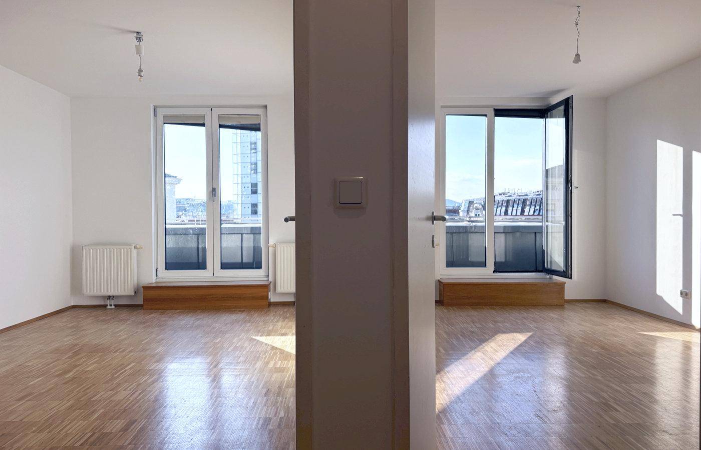 DIREKT BEIM NESTROYPLATZ - DACHWOHNUNG MIT BALKON, TERRASSE UND DACHTERRASSE - Ansicht 4