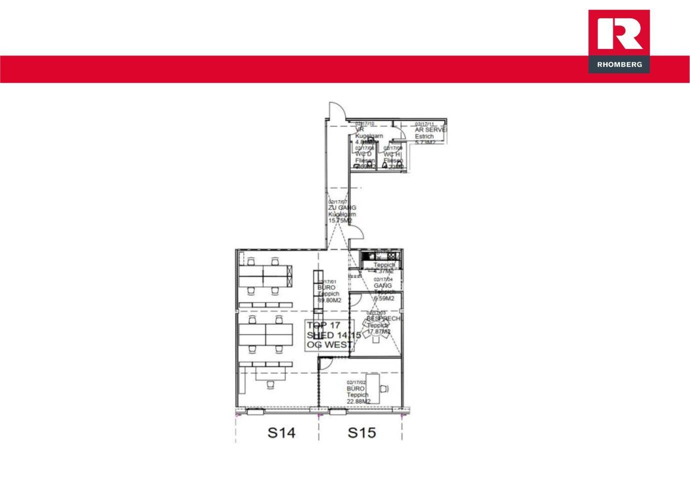 Gewerbefläche Top 17 Shedhalle - Ansicht 2