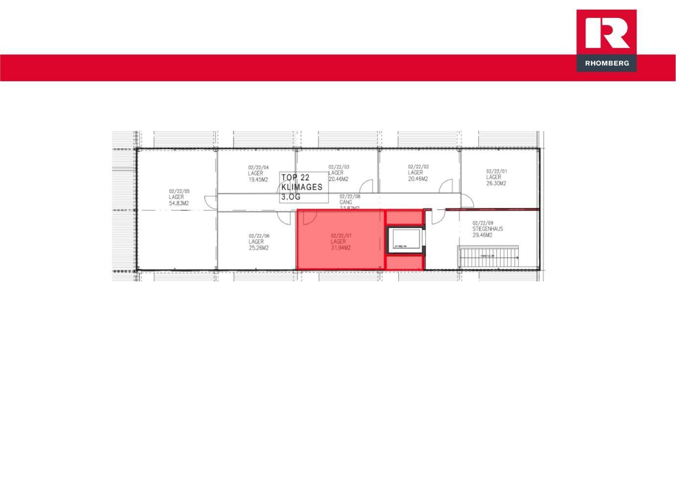 Lager Top 22/7 Shedhalle - Ansicht 2