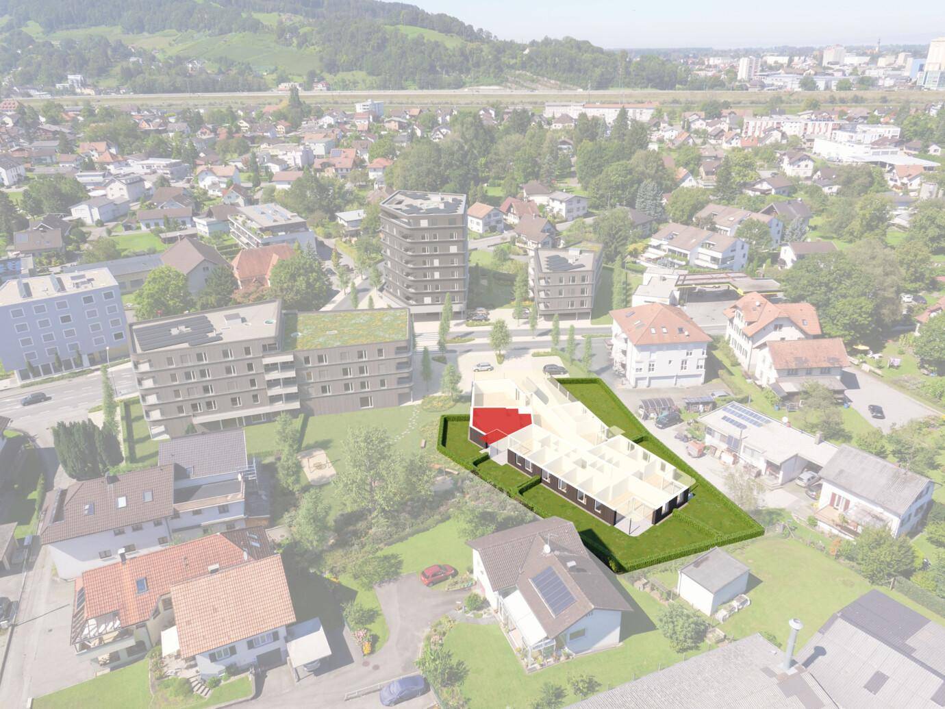 2-Zimmer Gartenwohnung in Lustenau, Top W05 – pohled 5