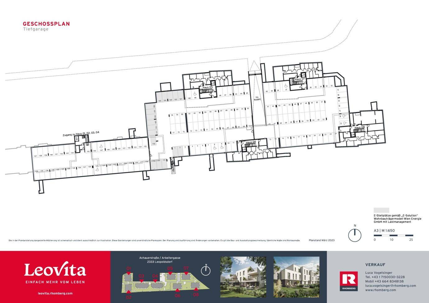 Tiefgaragenplan LEOVITA