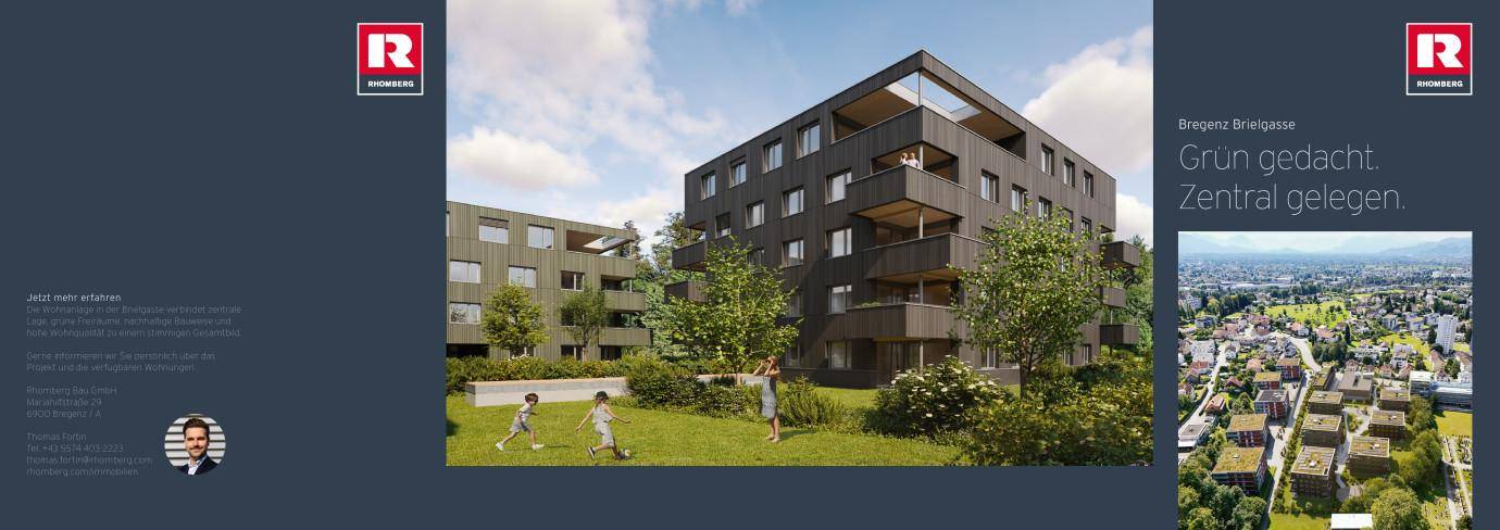 Verkaufsexpose Wohnanlage Brielgasse Bregenz Rhomberg Bau