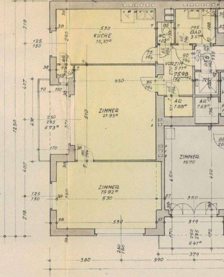 Grundrissplan
