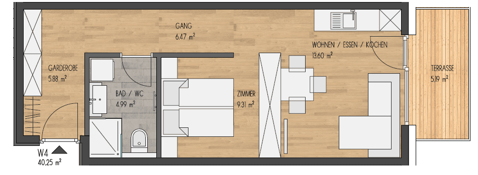 Grundriss Top 4