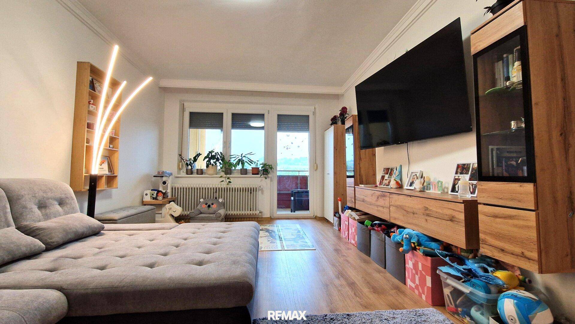 Wohnzimmer Blick Loggia