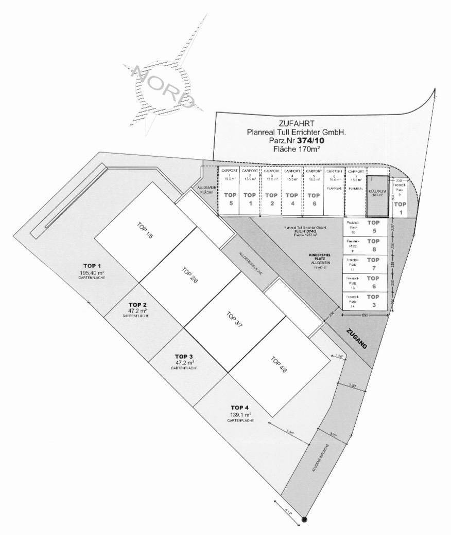 Lageplan Parkplätze