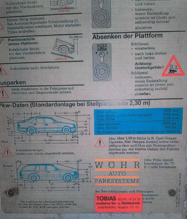 Kleine Pfarrgasse 15 - Stapelparkplätze ab sofort zu vermieten! - Ansicht 3