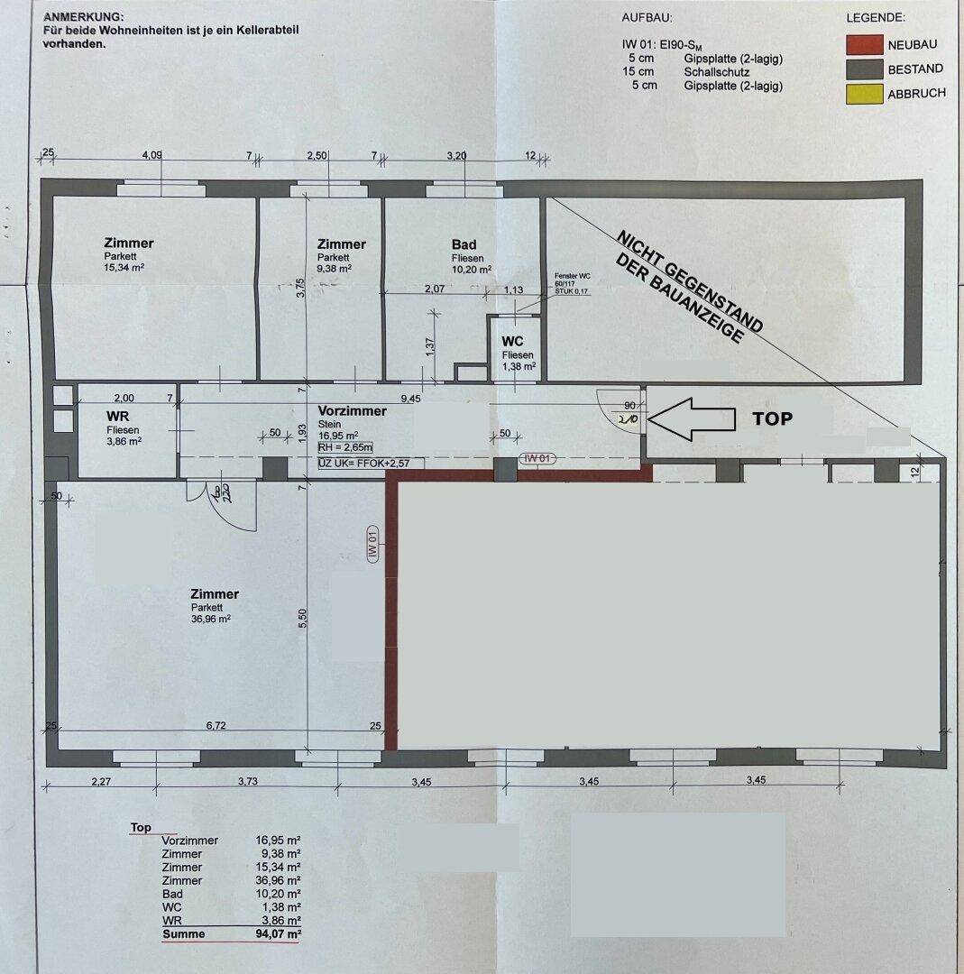 Wohnungsplan