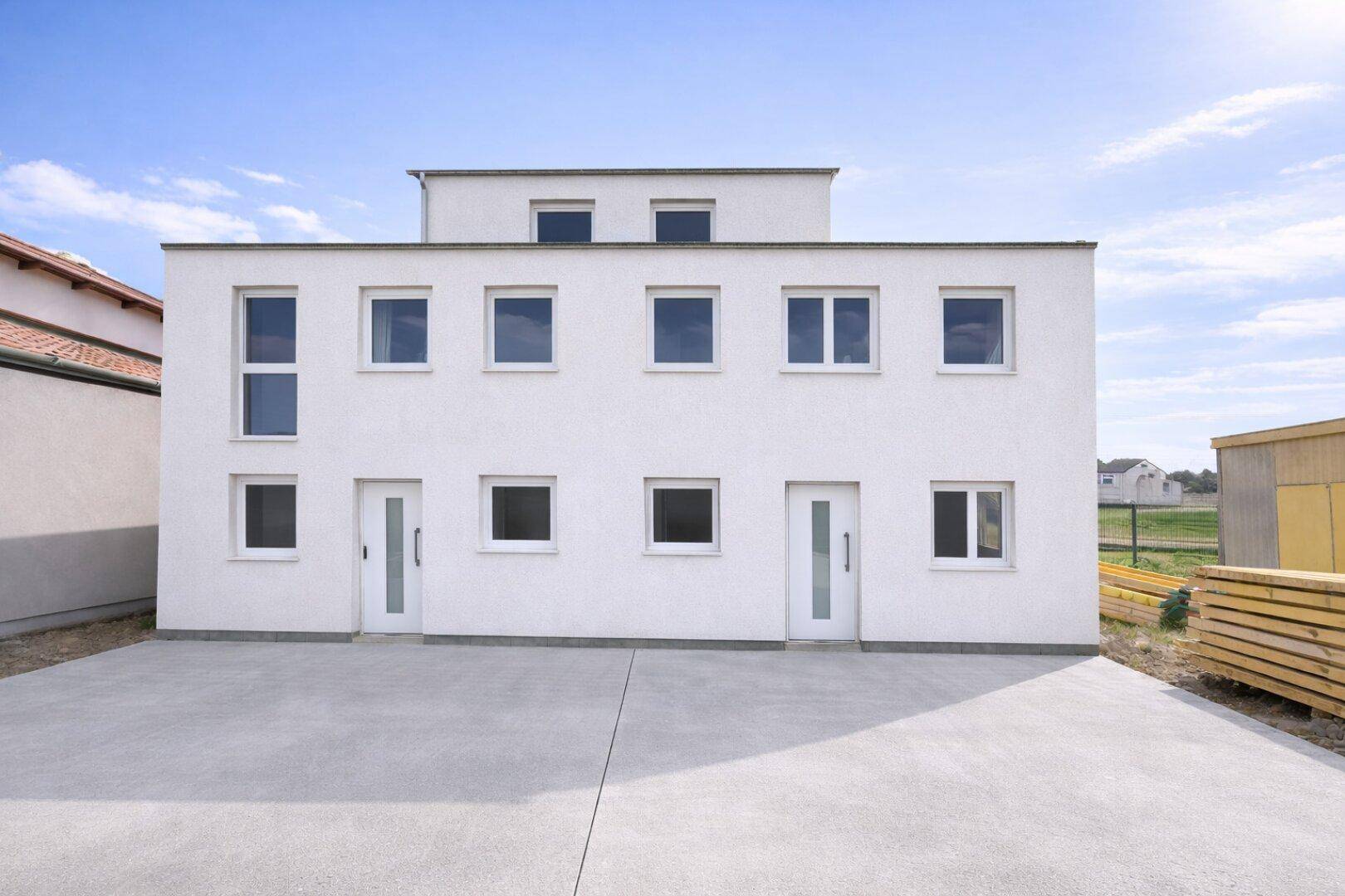 WOHNEN auf HÖCHSTEM Niveau | Erstbezug 2026 | Garten &amp; Dachterrasse | Doppelhaushälfte | 2 Stellplätze - Widok 3