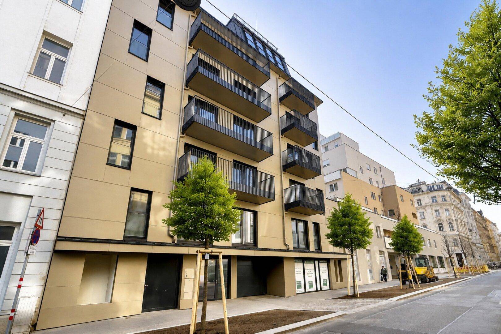 EXKLUSIVES HOF-APARTMENT mit TERRASSE | Neubau im 7. Bezirk | 1. Liftstock | 1 bis 2 Zimmer | ERSTBEZUG | Perfekt für Eigennutzer &amp; Anleger - Mehr