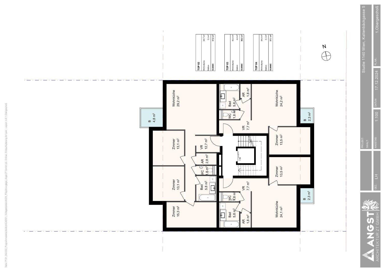 Projekt Kaltenbäckgasse 1.OG