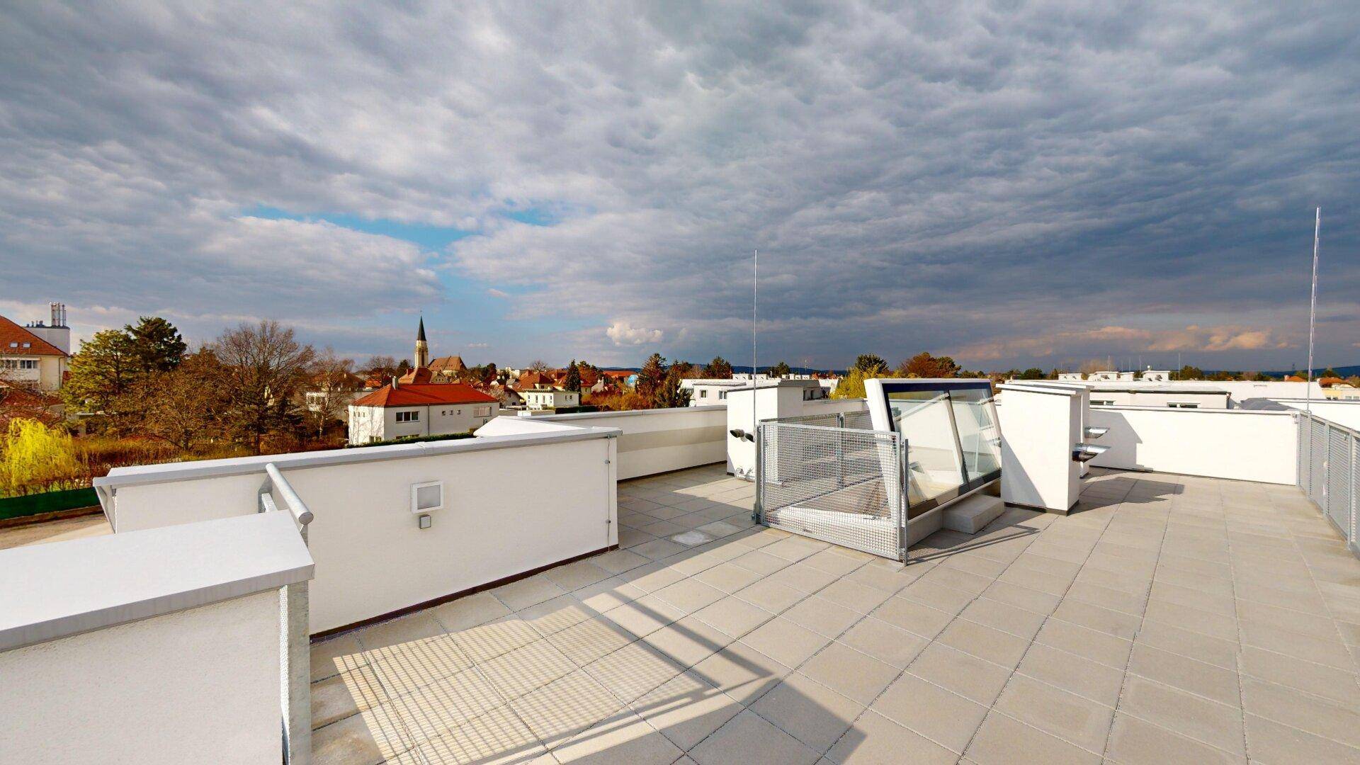 60m² Dachterrasse