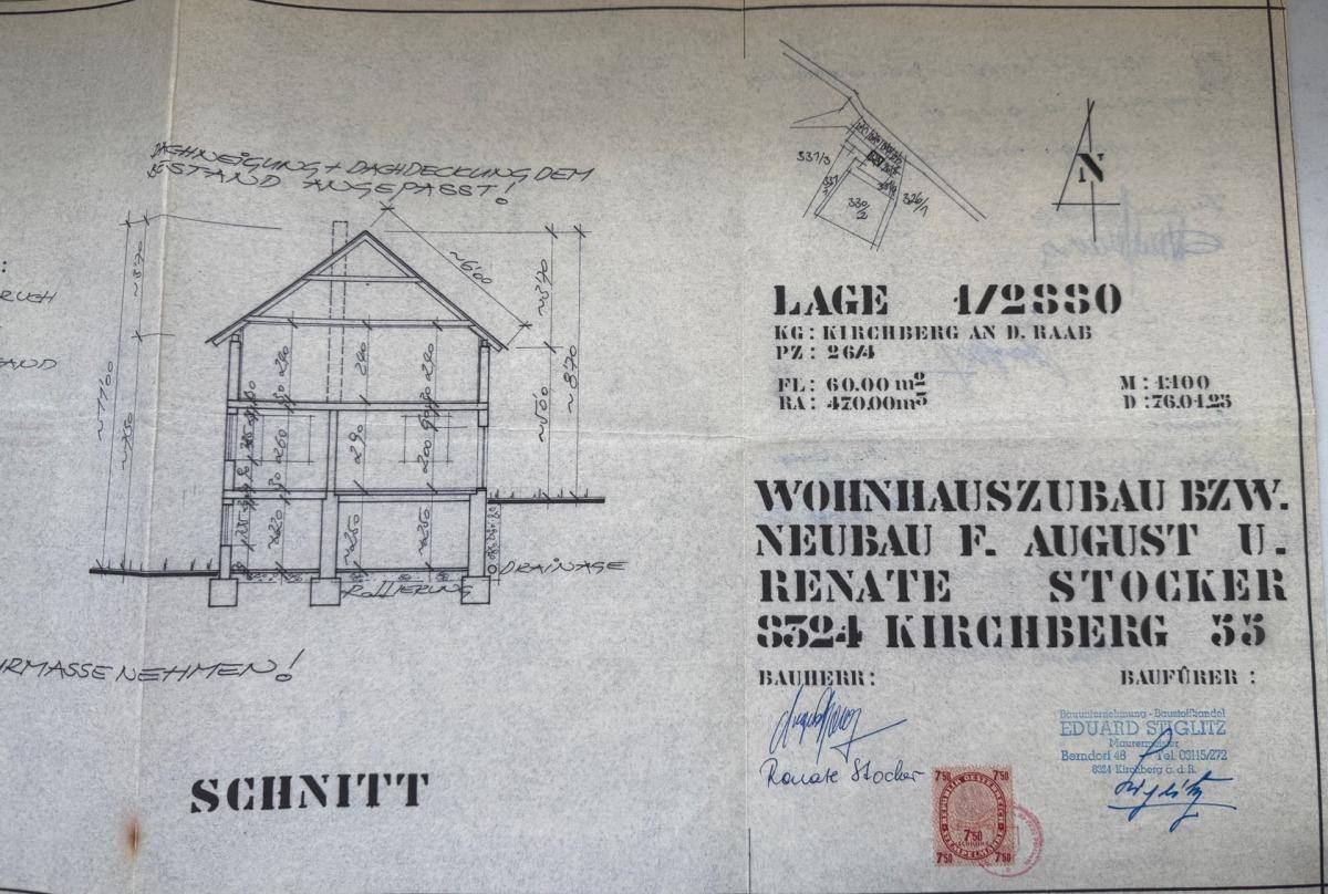 Plan Schnitt