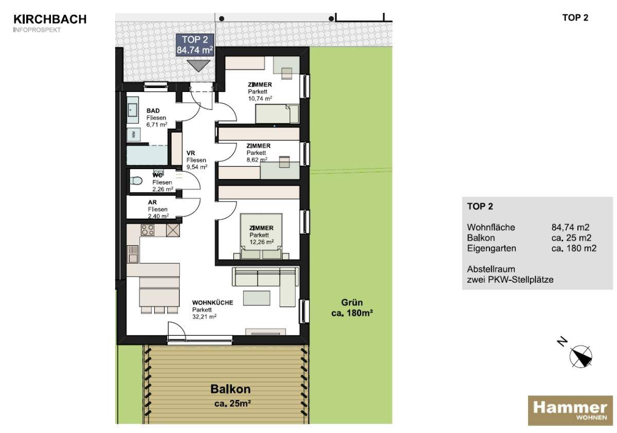 Doppelhaushälfte mit Garten &amp; Terrasse ...! Neubau trifft Lebensqualität! - Widok 4