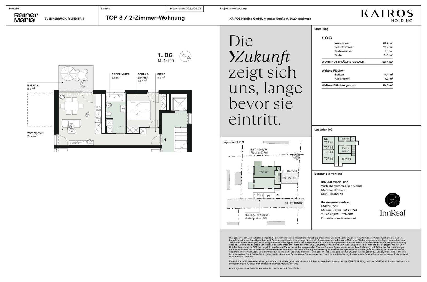 Grundriss TOP 3