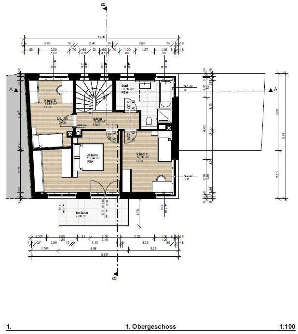 Grundrissplan OG