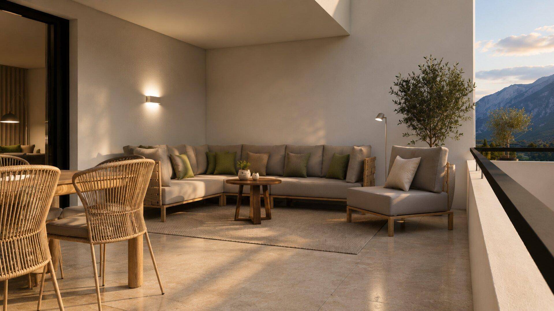 Penthouse in Haiming – wo der Horizont zur Wohnzimmerwand wird - Ansicht 6