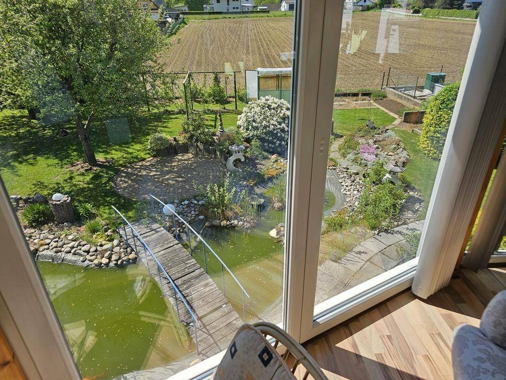 Blick vom Wintergarten