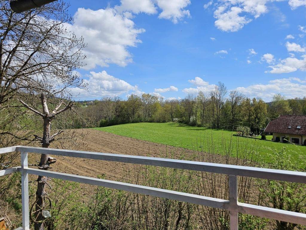 Ausblick vom Balkon