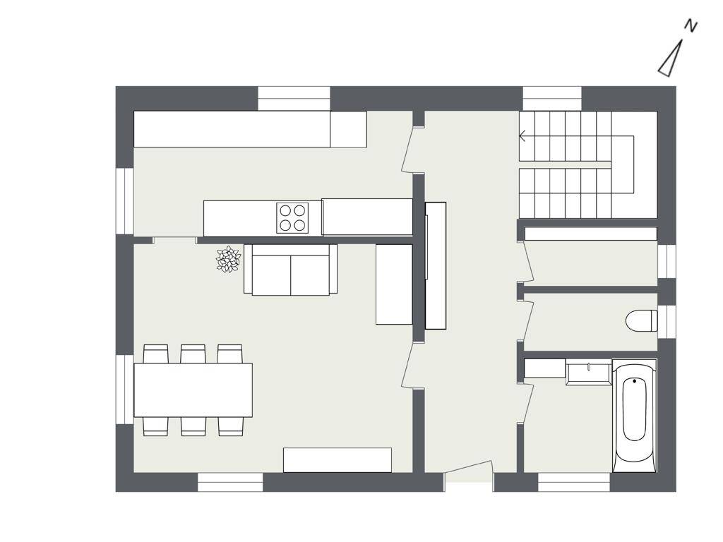 EG Grundriss Skizze