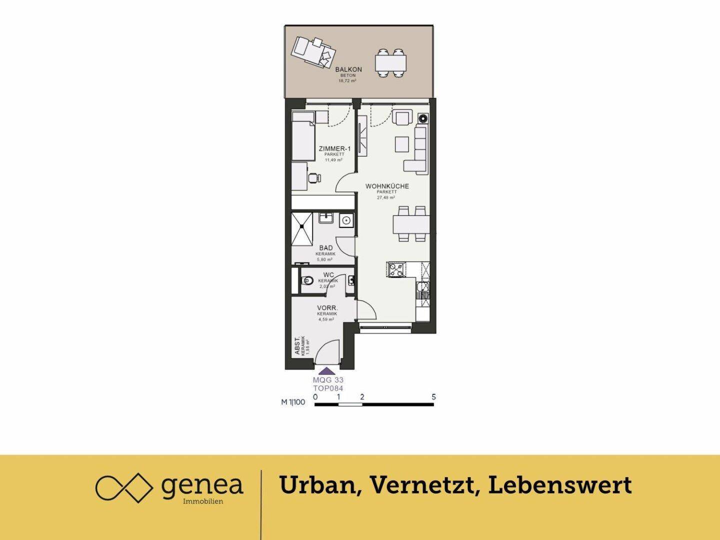 Direkt an der Messe | Ihr urbaner Traum | MQG | ERSTBEZUG – pohled 2