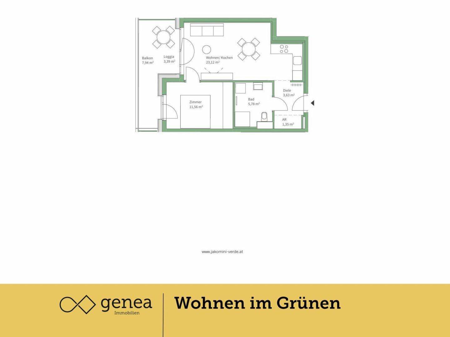 Jakomini Verde Haus K | Provisionsfrei | Wohnen in urbaner Oase mit Komfort – pohled 2