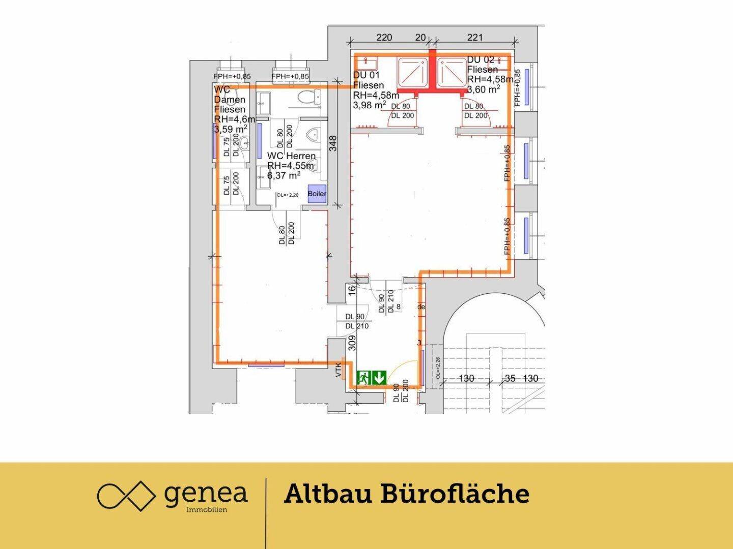 Bürofläche mit 60,53 m² im Hochparterre – barrierefrei erreichbar und flexibel gestaltbar - Vista 2