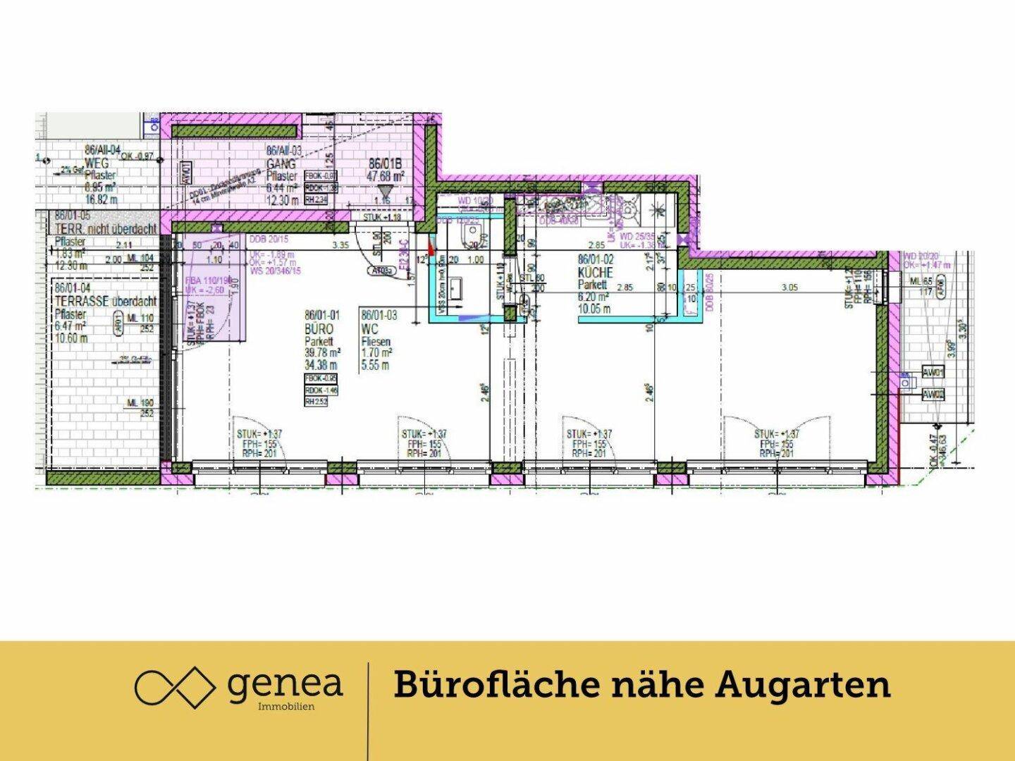 Bürofläche am Augarten | The Bricks | Provisionsfrei - Ansicht 2