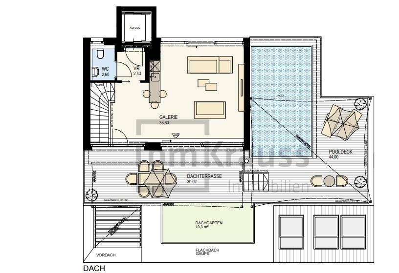 Top 40 Dachterrasse