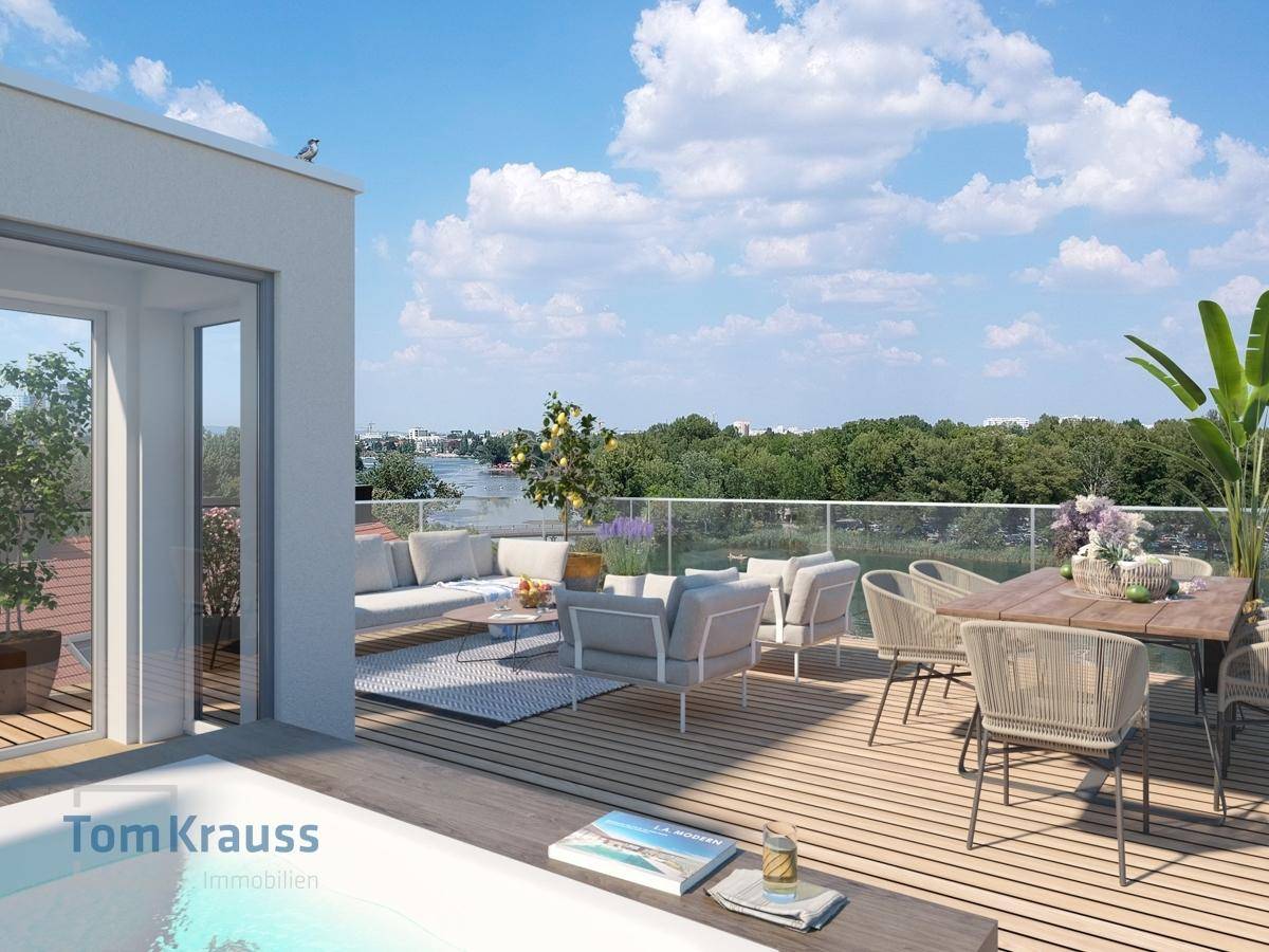 Penthouse mit Poollte Donau