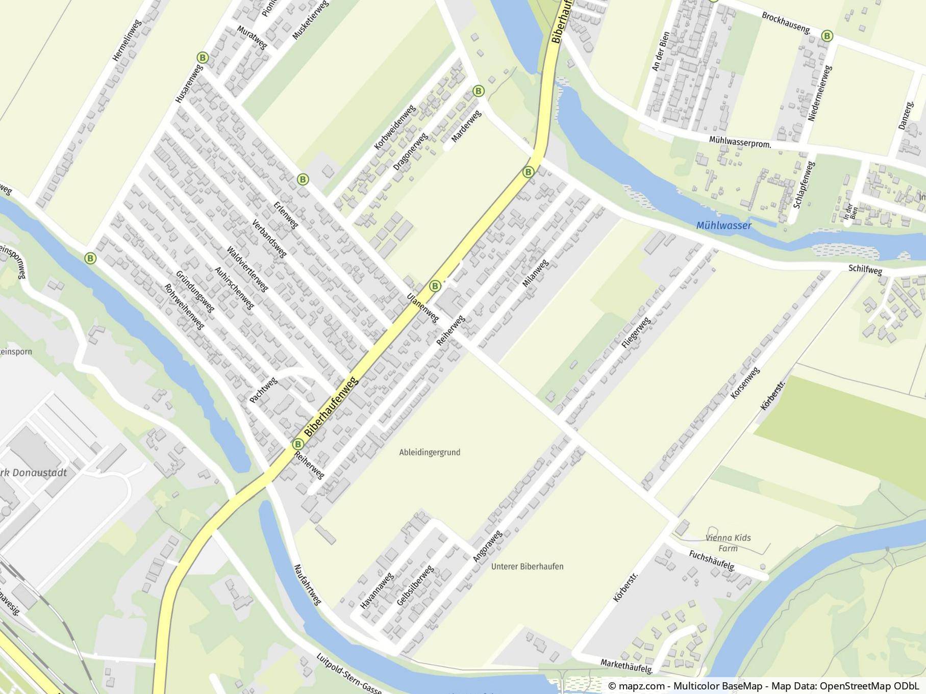 Geolyzer Kartenausschnitt