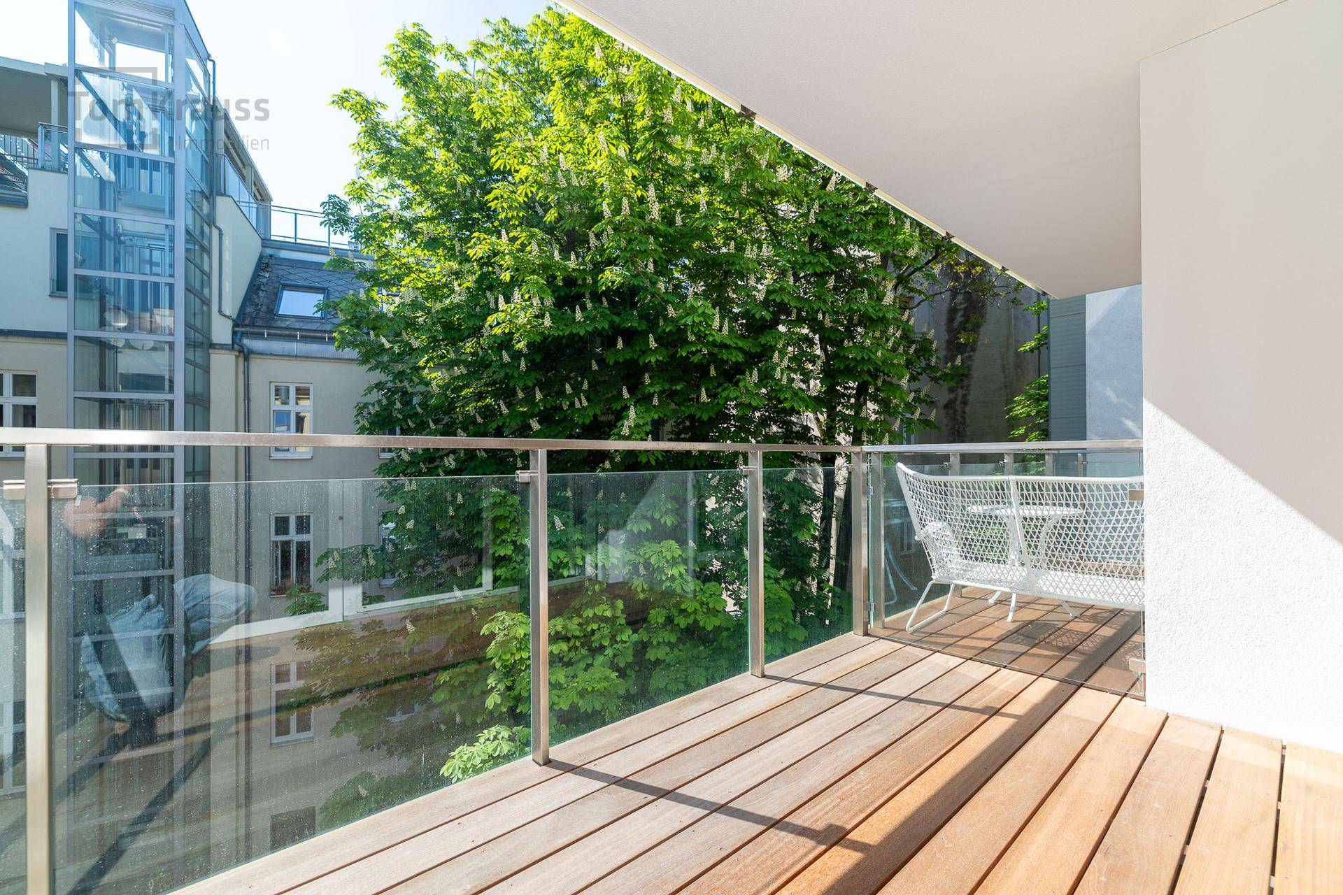 Ausblick in den Innenhof