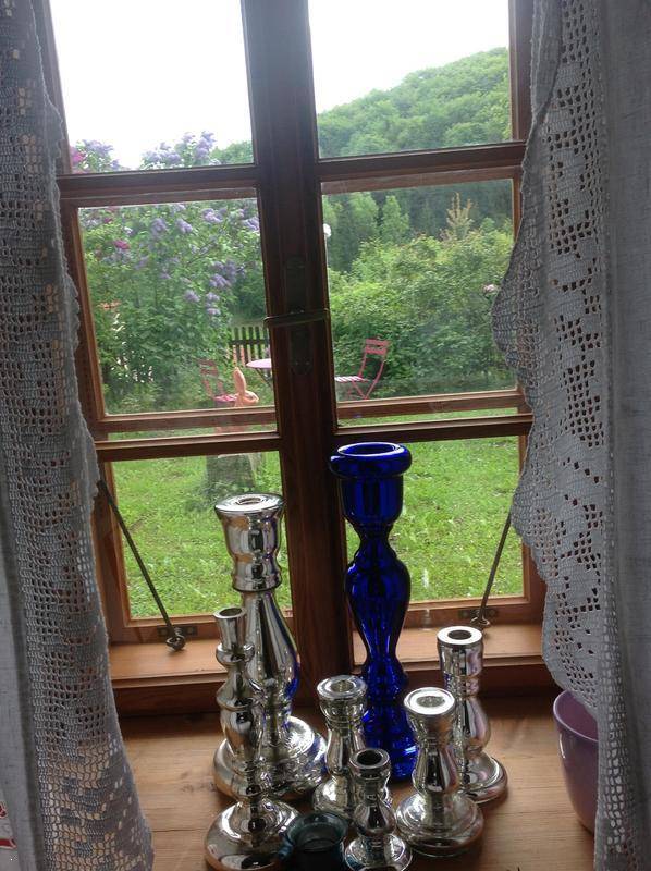 Blick aus dem Wohnzimmer