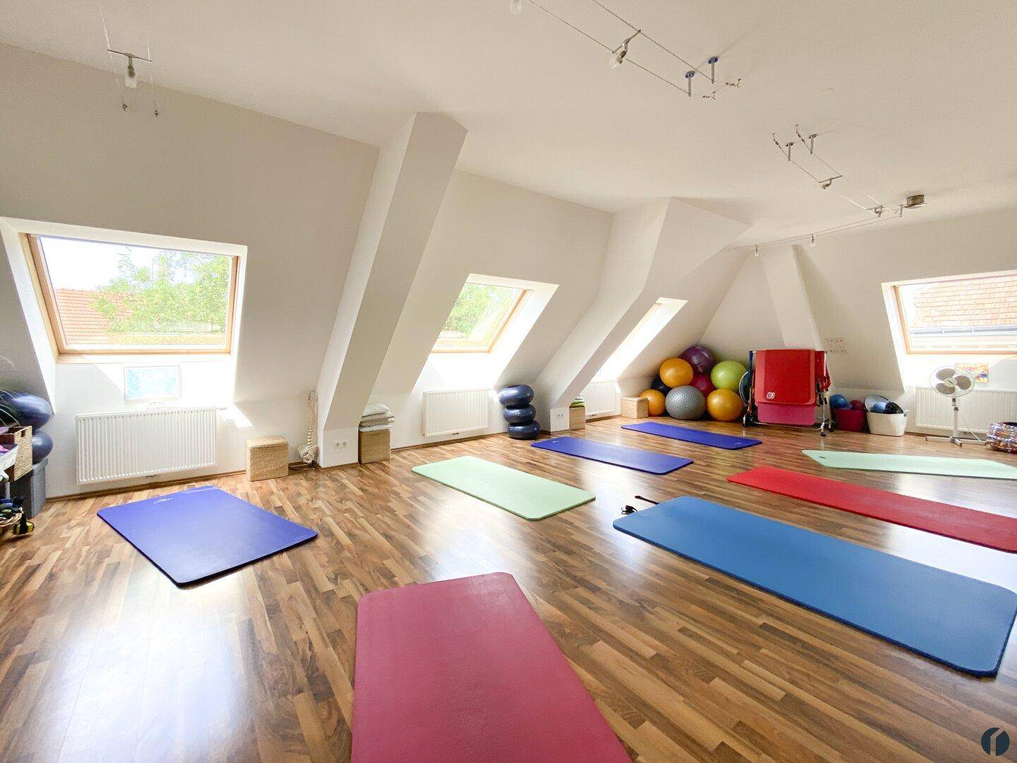 Beispiel Nutzung als Pilates oder Yoga Studio