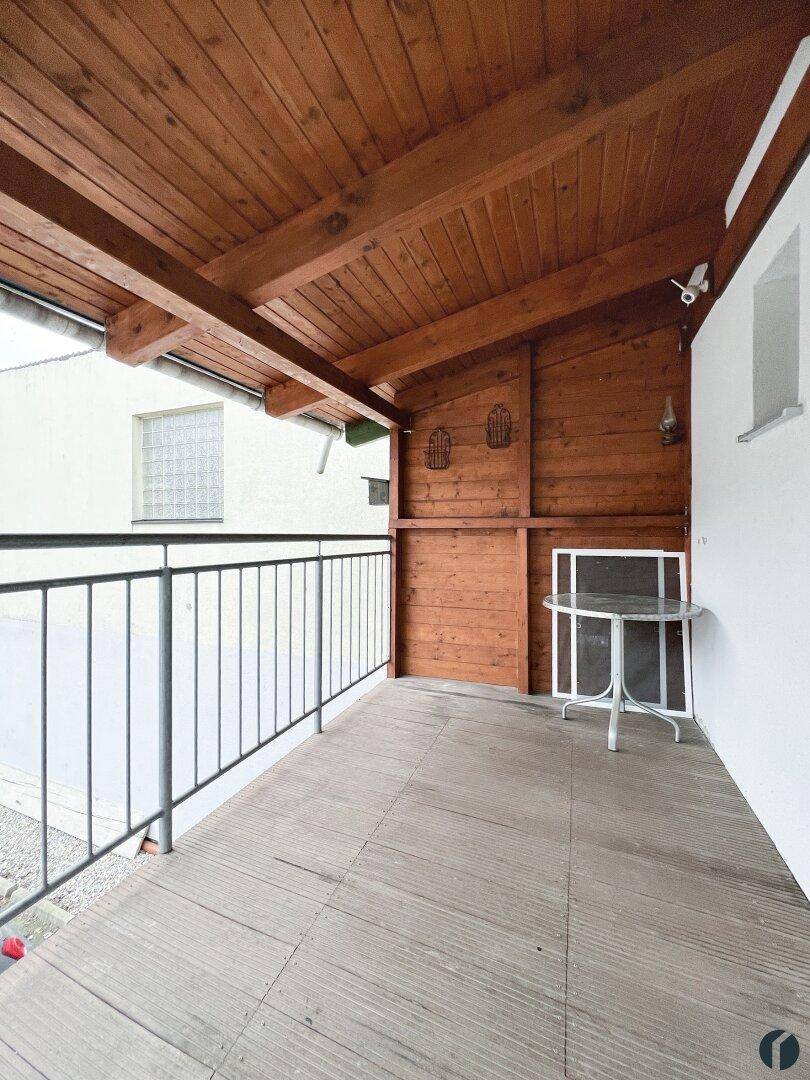 Terrasse mit Eingang in die Wohnung