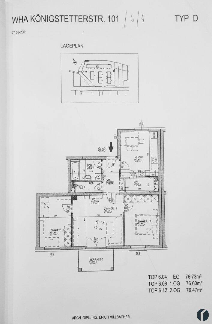 Grundriss Wohnung