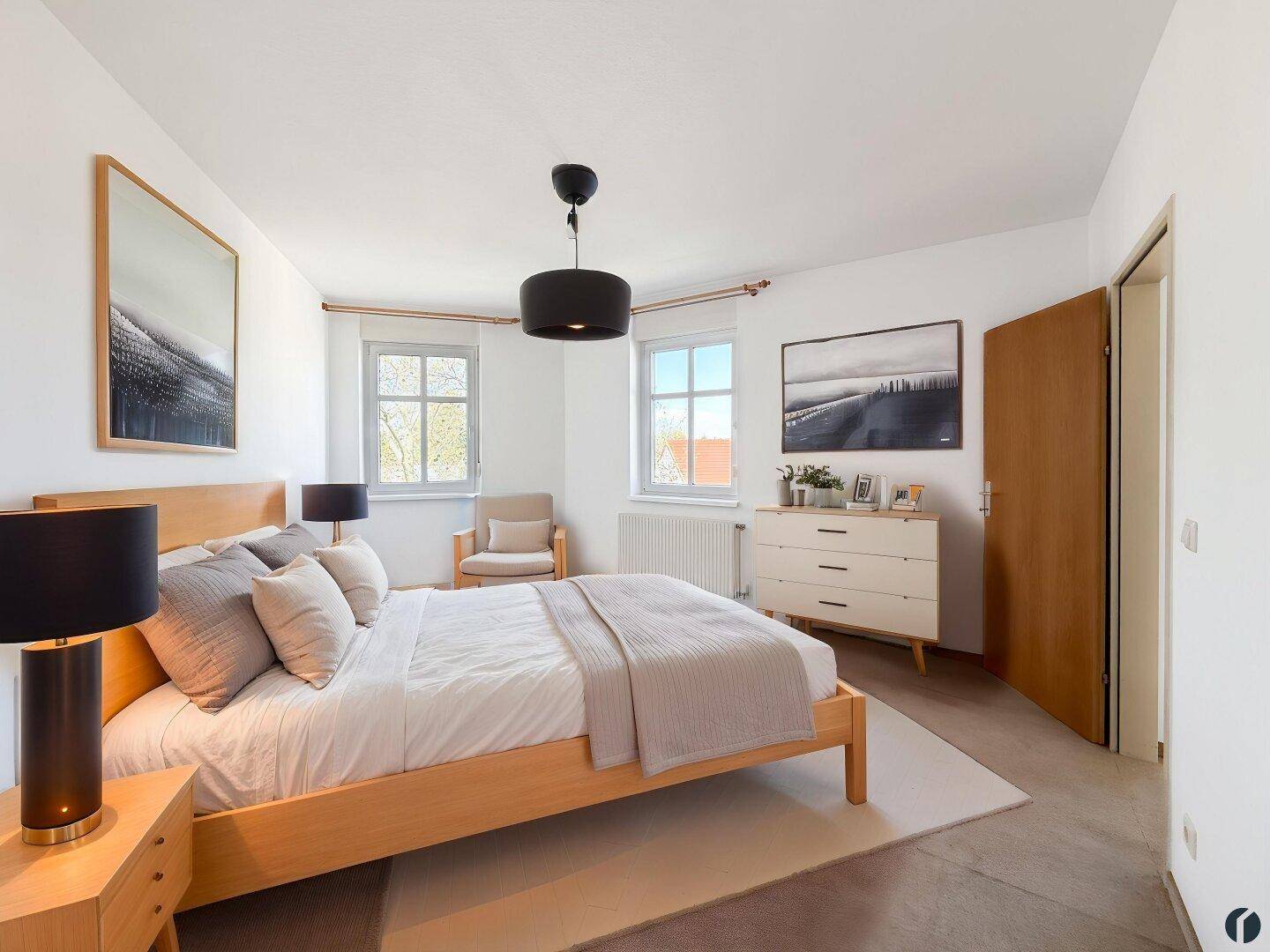 Einrichtungsbeispiel Schlafzimmer