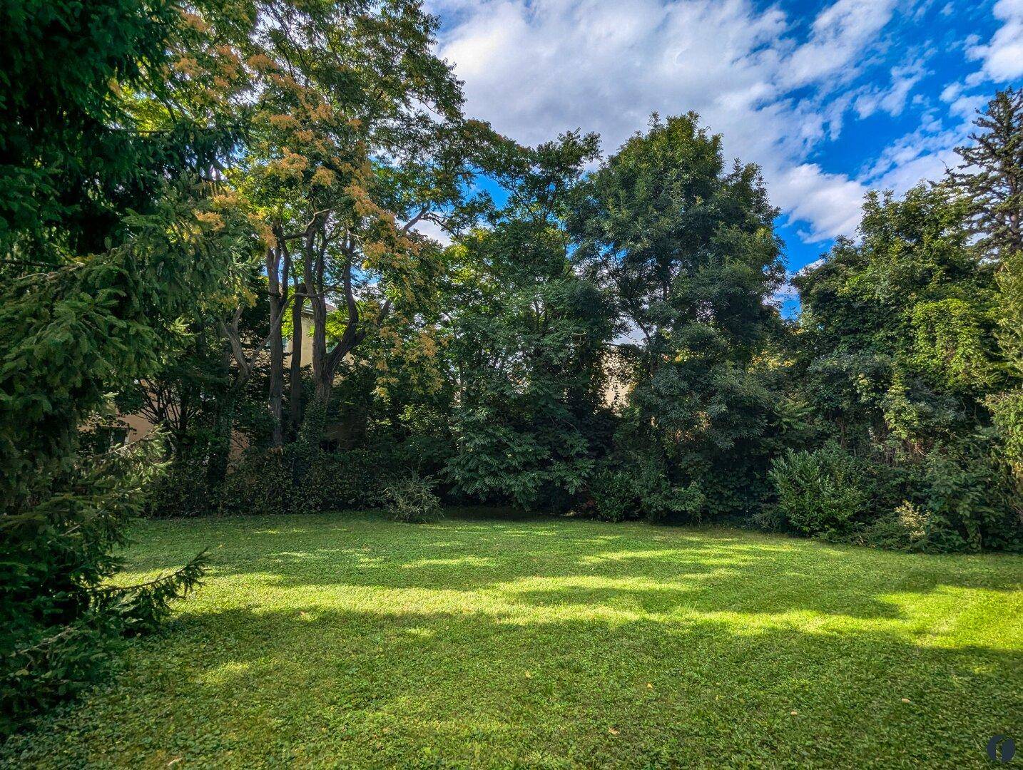 Großer Gemeinschaftsgarten zur Erholung